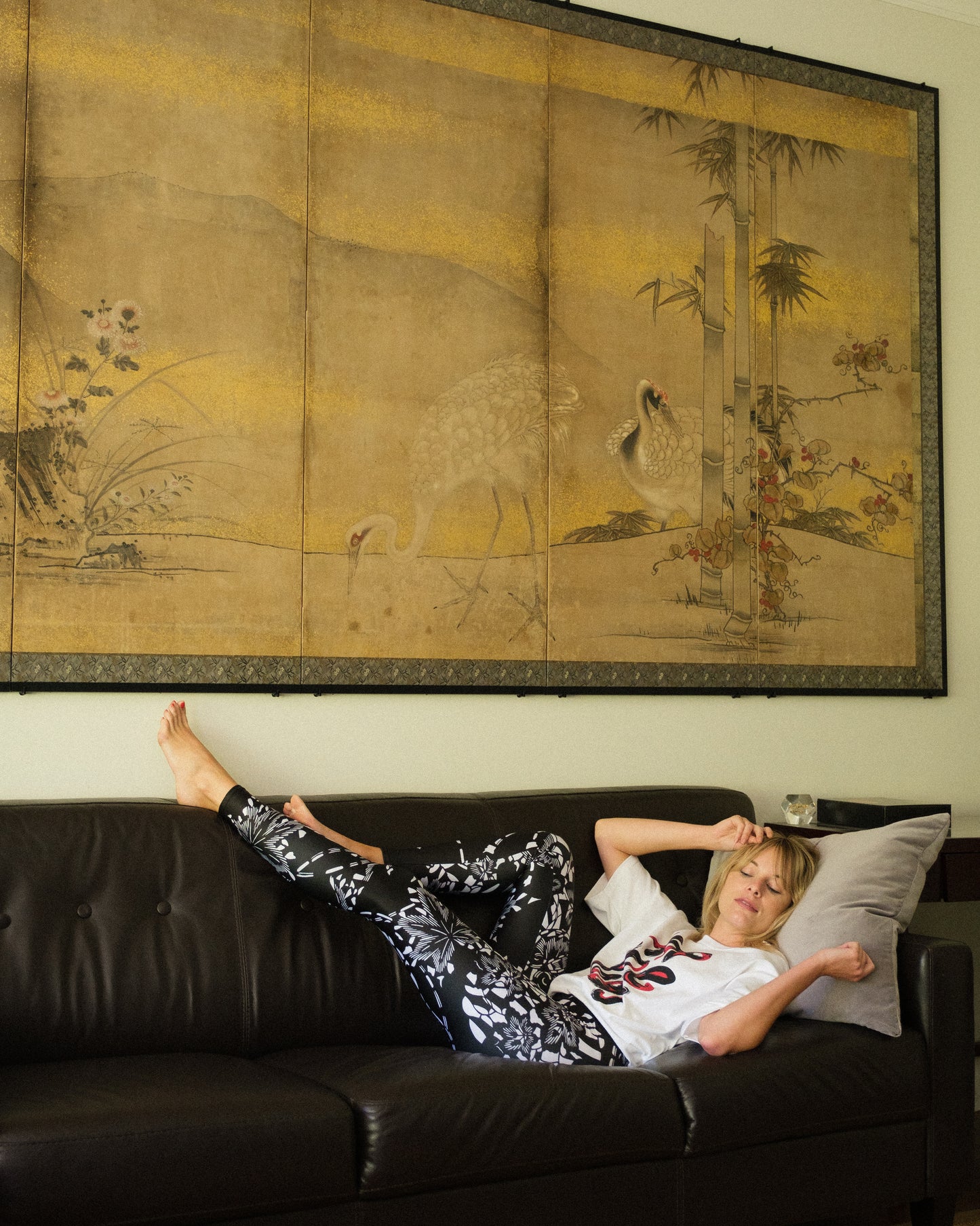 Maple Leaf Art Leggings - HapDog Laboratories