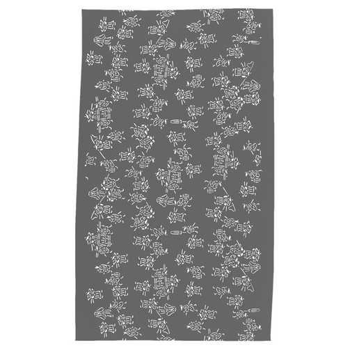 Grey Samurai Tea Towel - HapDog Laboratories
