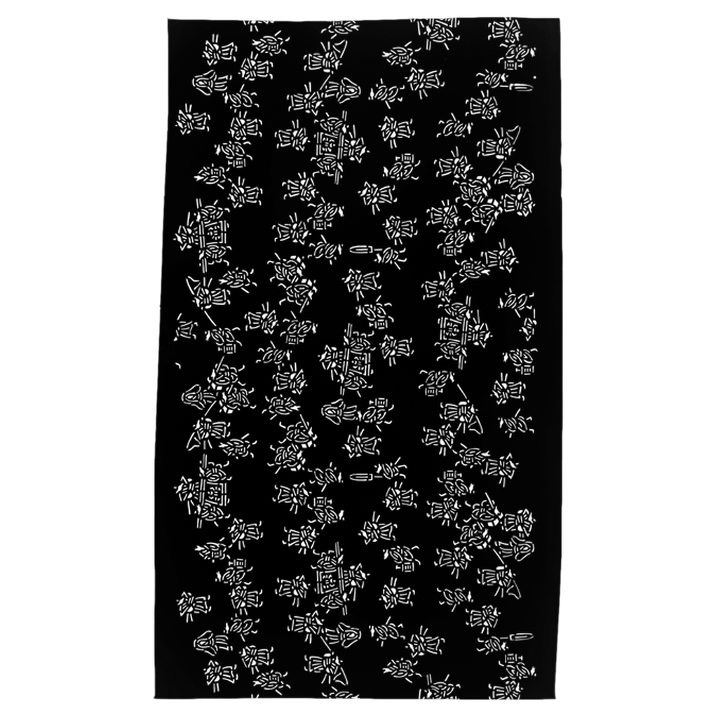Black Samurai Tea Towel - HapDog Laboratories