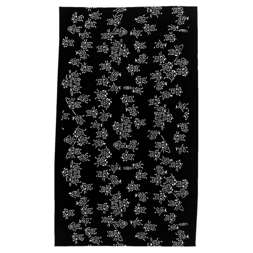 Black Samurai Tea Towel - HapDog Laboratories