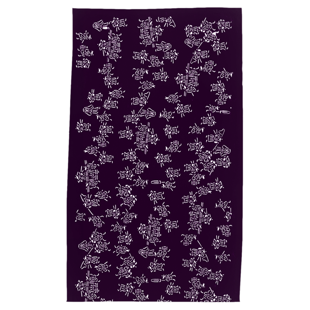 Purple Samurai Tea Towel - HapDog Laboratories