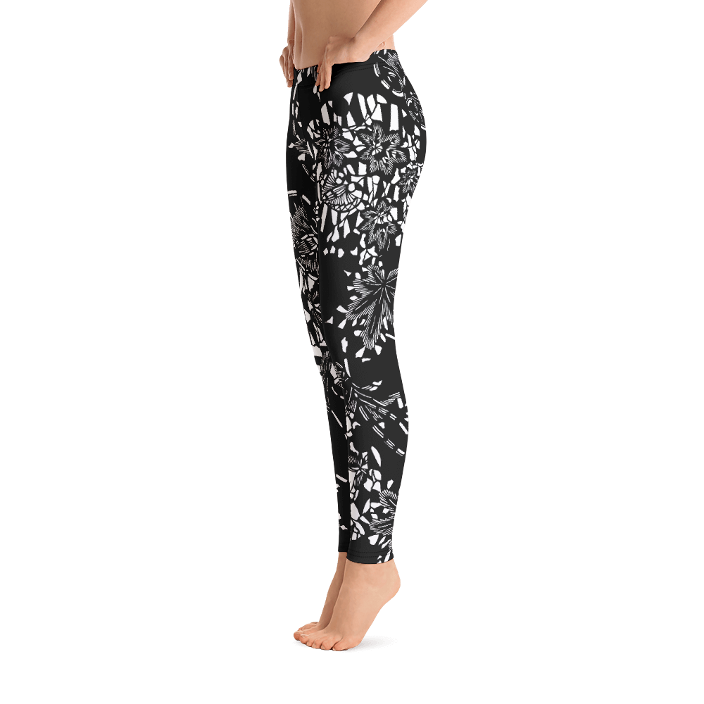 Maple Leaf Art Leggings - HapDog Laboratories