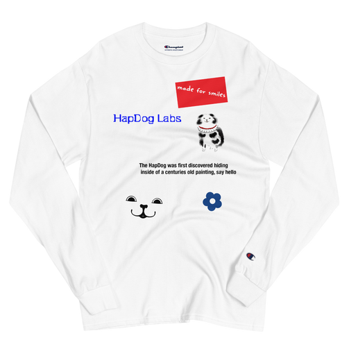 Men's Champion Long Sleeve Shirt - HapDog Laboratories