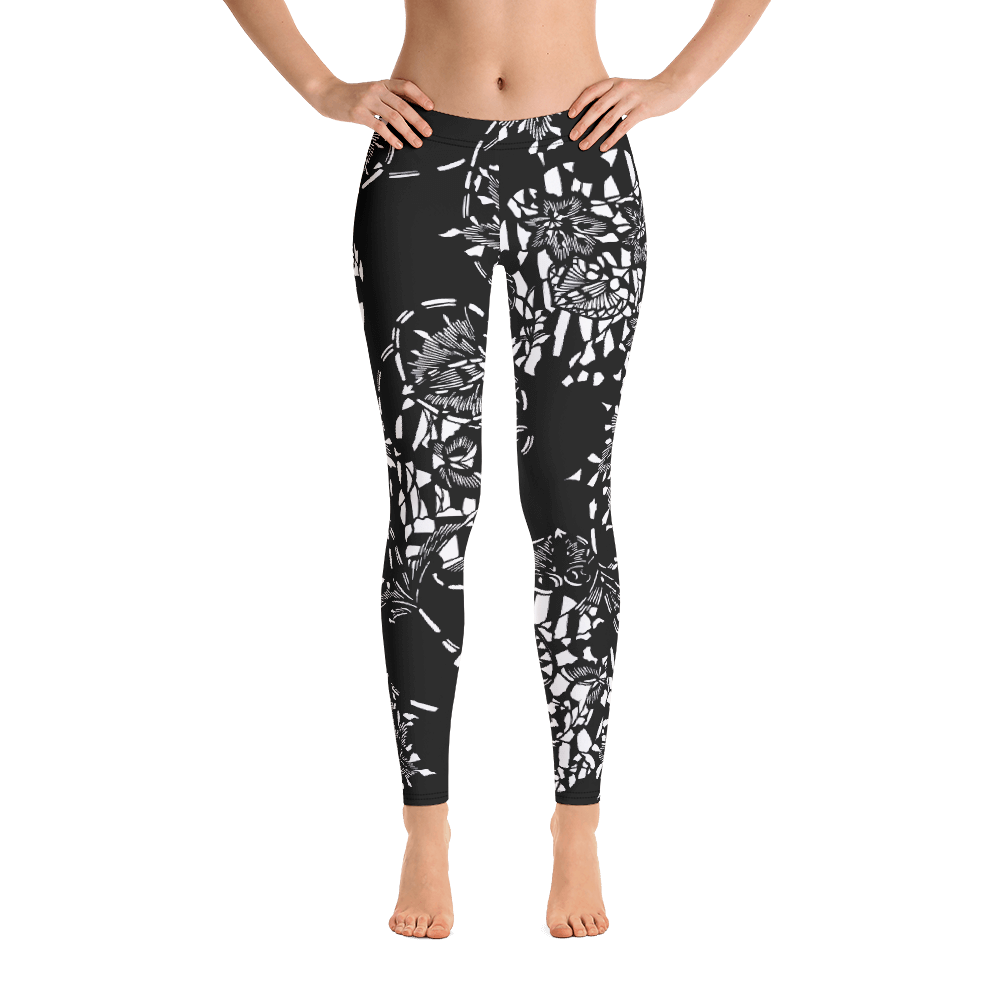 Maple Leaf Art Leggings - HapDog Laboratories