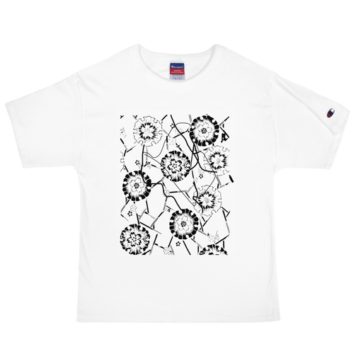 Abstract Floral Artwork Tee - HapDog Laboratories