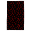 Samurai Tea Towel in Red / Black - HapDog Laboratories 