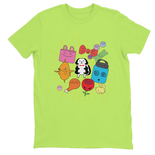 Unisex Neon HapWorld Tee - HapDog Laboratories 
