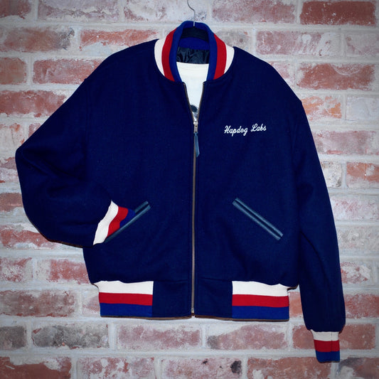 HapDog Embroidered Varsity Jacket - HapDog Laboratories 