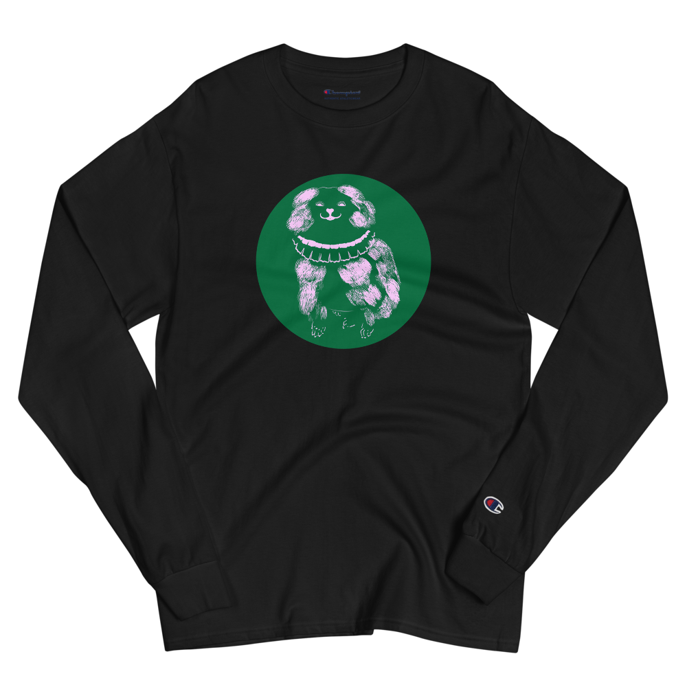 Pink Fluffy Hap Long Sleeve Tee - HapDog Laboratories 