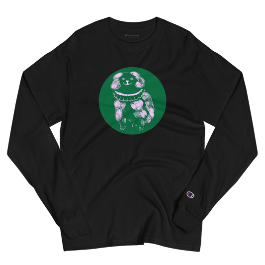 Pink Fluffy Hap Long Sleeve Tee - HapDog Laboratories 
