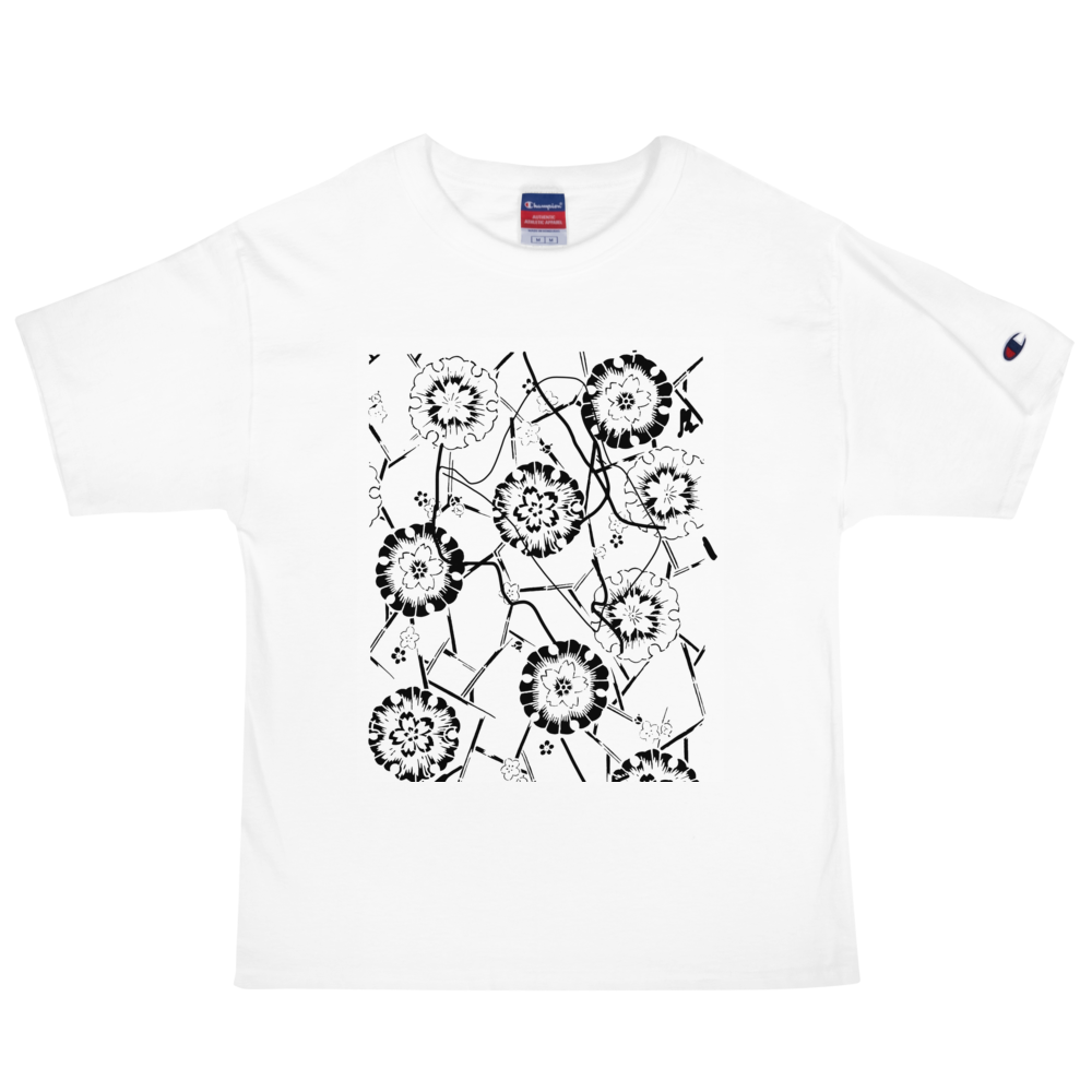 Abstract Floral Artwork Tee - HapDog Laboratories 