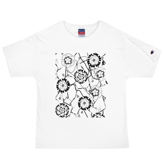 Abstract Floral Artwork Tee - HapDog Laboratories 